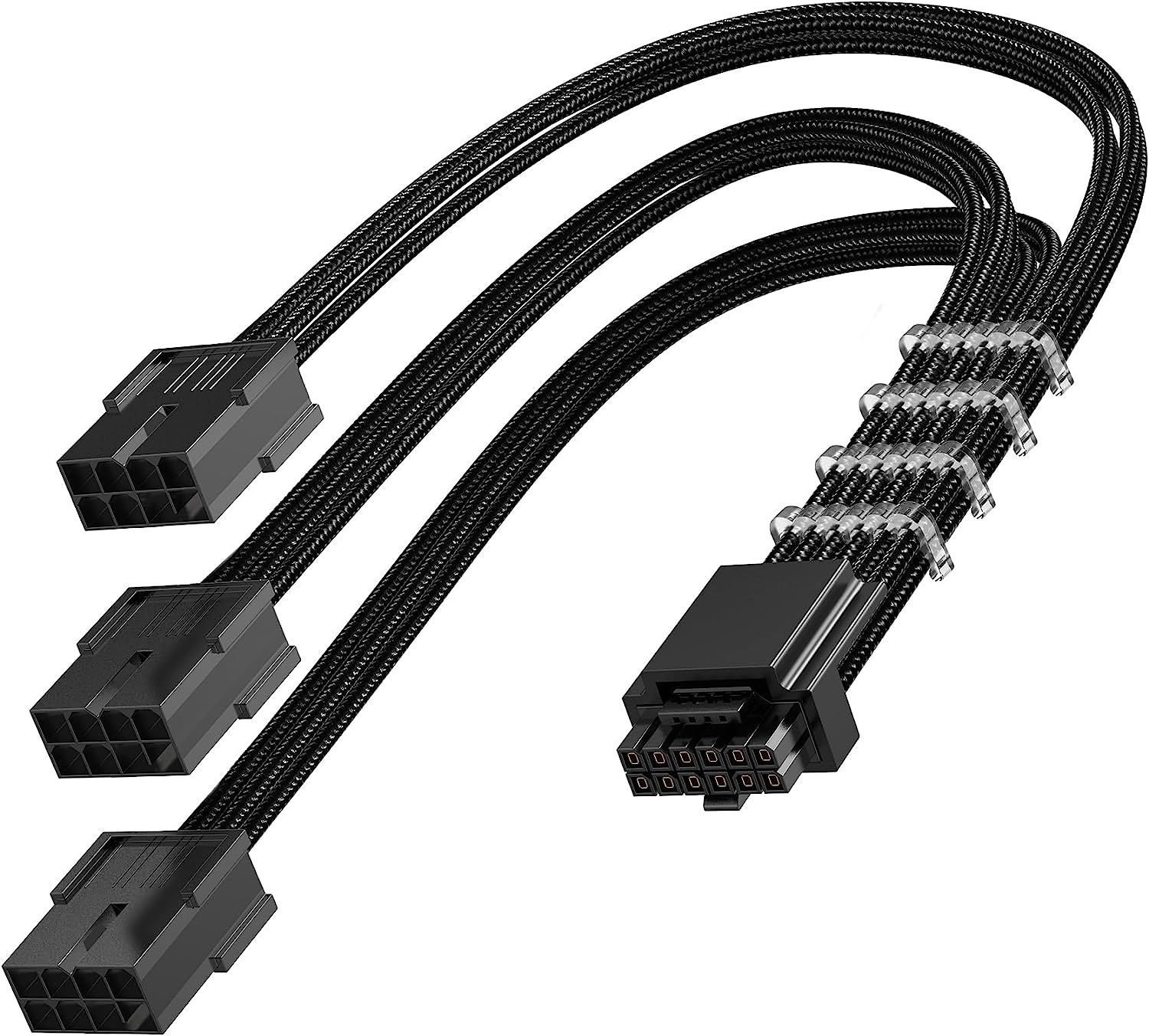 AsiaHorse 16AWG PCI-e 5.0 12VHPWR PSU Cable Extension 600W (Black