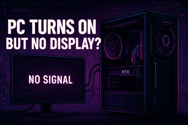 PC Turns On but No Display?