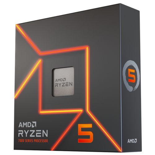 AMD Ryzen 5 7600X six-core AM5 desktop processor in retail box