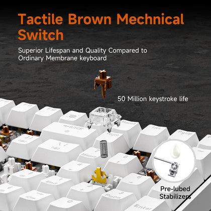 KEMOVE K68se Angel Gaming Mechanical Keyboard