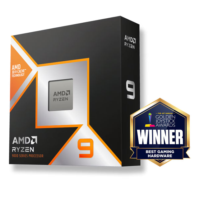 AMD Ryzen 9 9950X3D sixteen-core AM5 flagship processor with 3D V-Cache, retail box