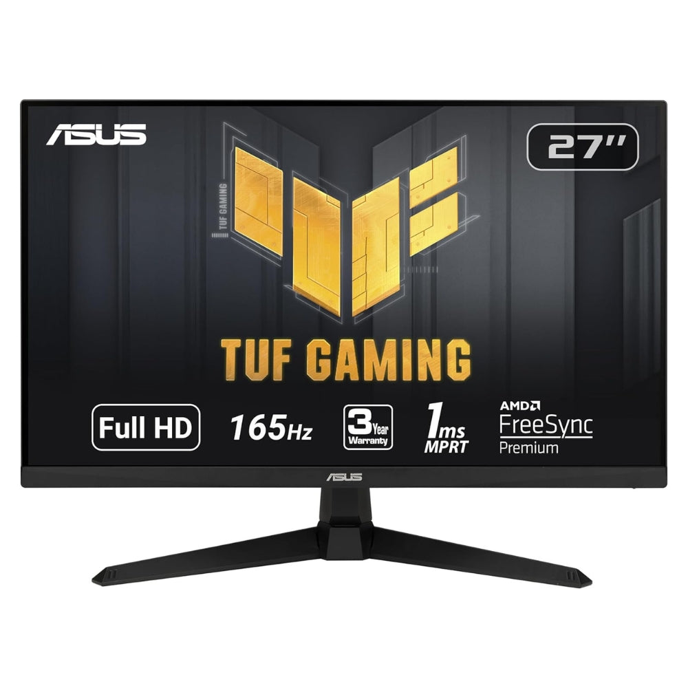 ASUS TUF Gaming VG277Q1A Monitor | 1080P | 165Hz (Supports 144Hz) | HDMI, DisplayPort | Tilt Adjustable