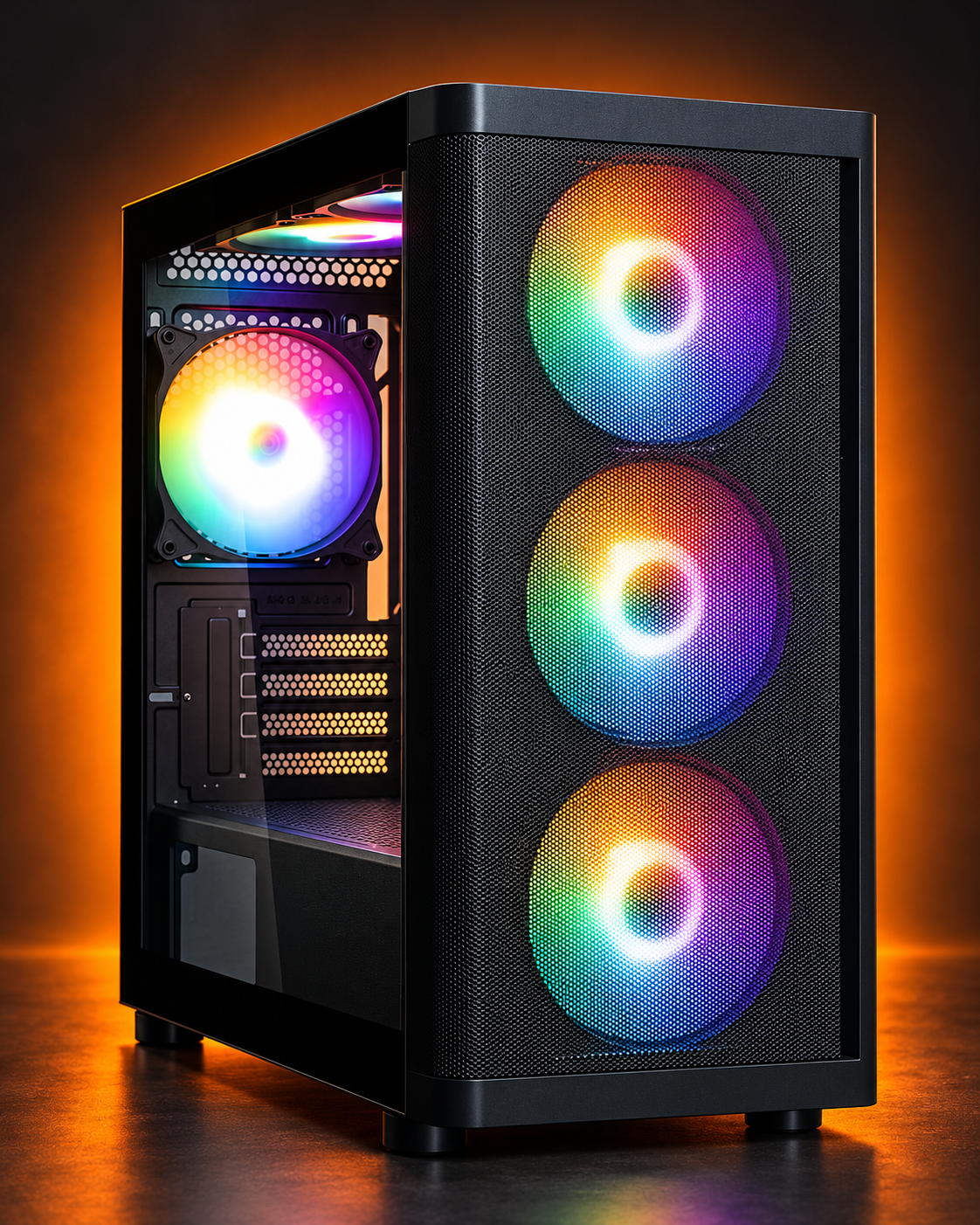 METRIC 7600 in the Zalman M4 SE case