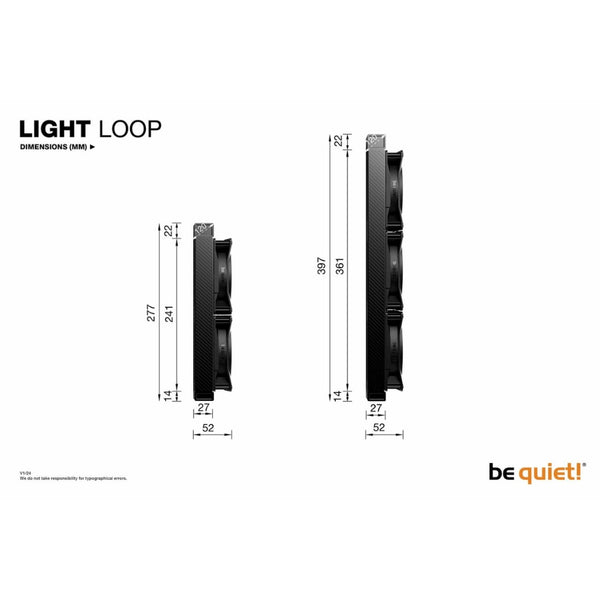 be quiet! Light Loop 360mm | All in One Water Cooling System | BW022