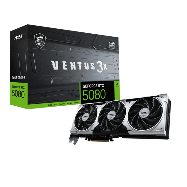 MSI GeForce RTX 5080 VENTUS 3X OC PLUS Graphics Card