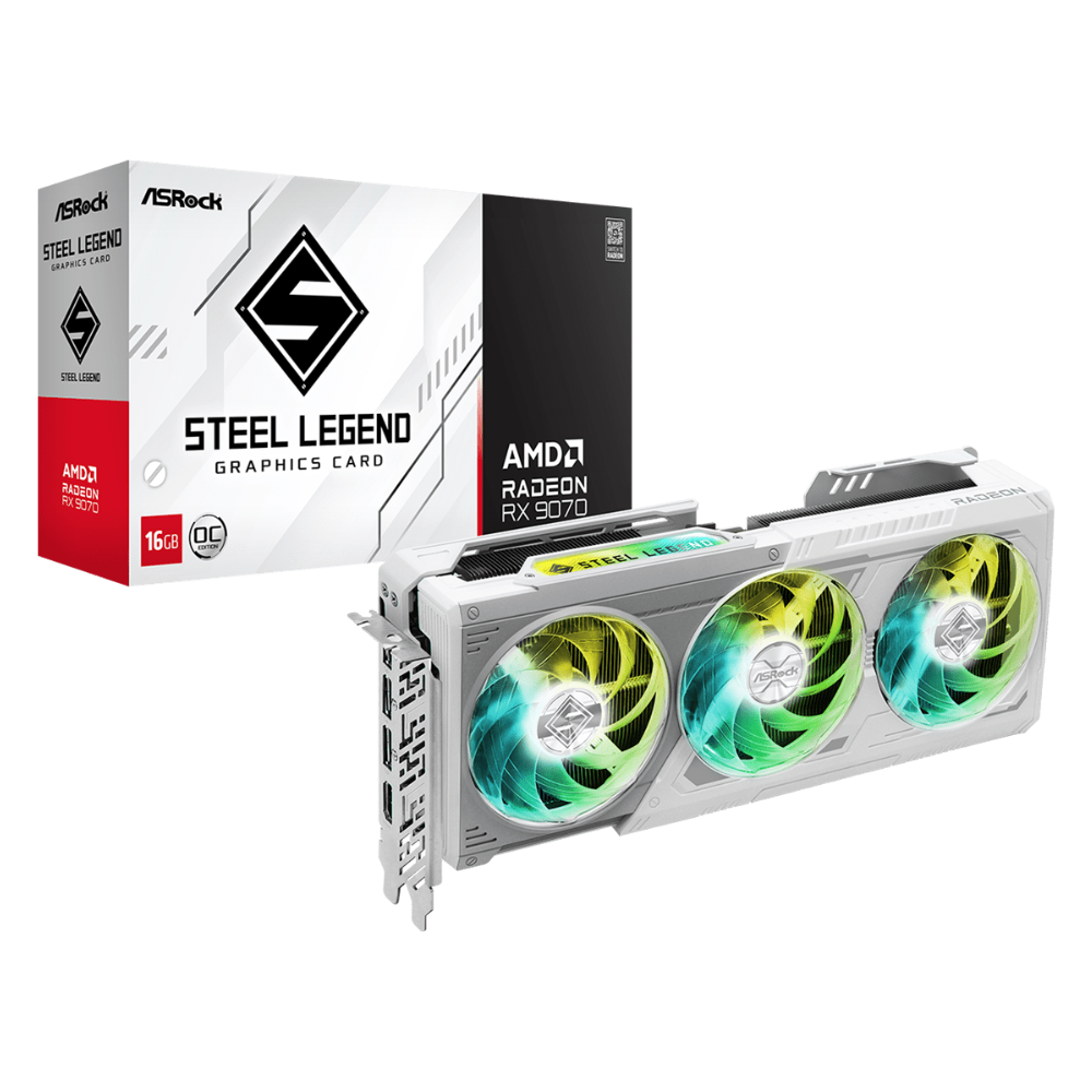 ASRock Steel Legend Radeon RX 9070 16GB OC