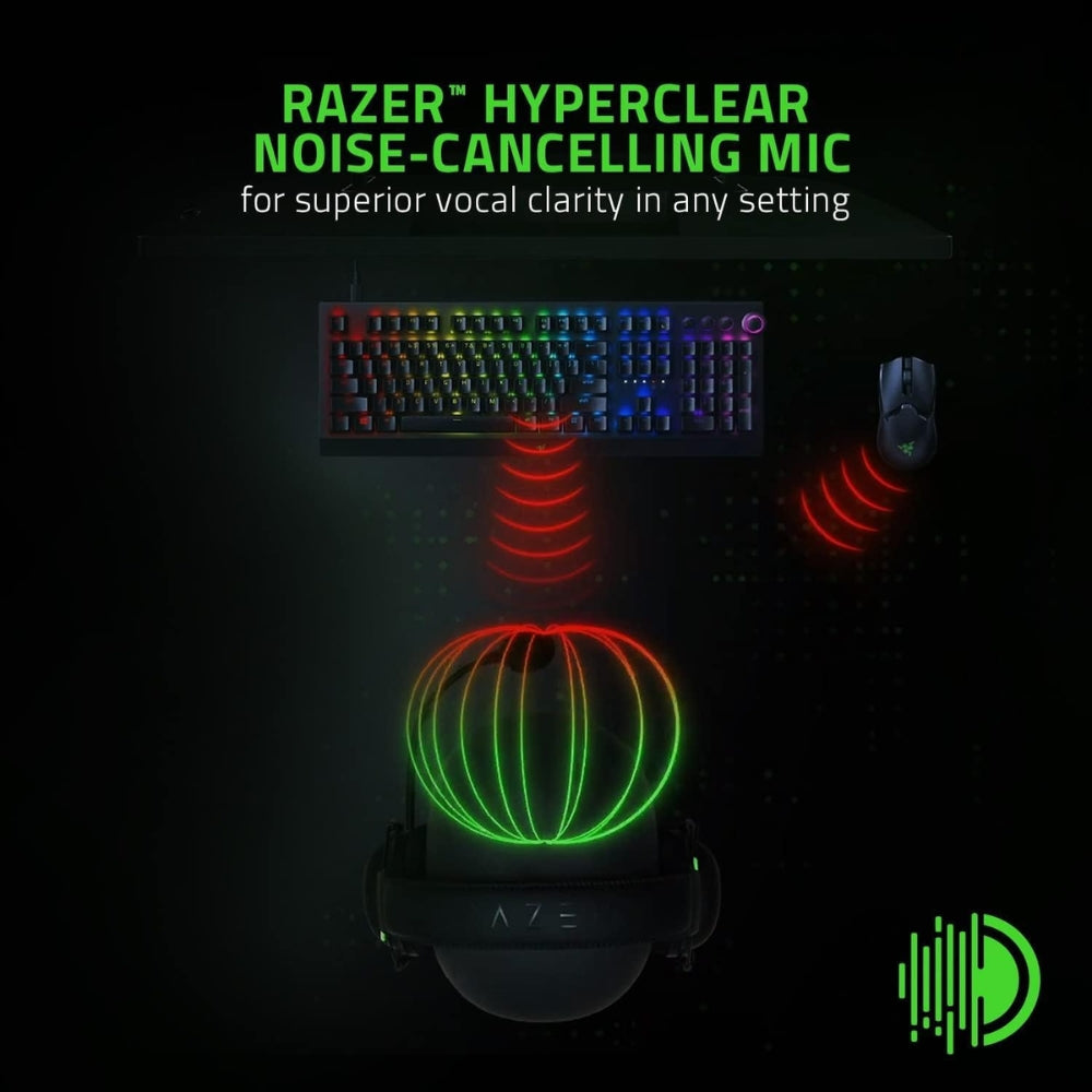 Razer BlackShark V2 X Gaming Headset: 7.1 Surround Sound - 50mm Drivers - Memory Foam Cushion - For PC, PS4, PS5, Switch - 3.5mm Audio Jack - Black