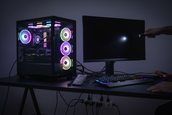 gaming computer no display 